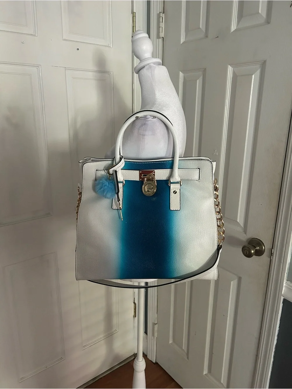 NWOT Michael Kors Hamilton Spray Large Leather Tote Bag